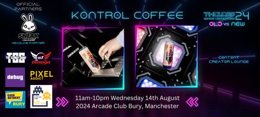 Kontrol Coffee in the Content Creator Lounge