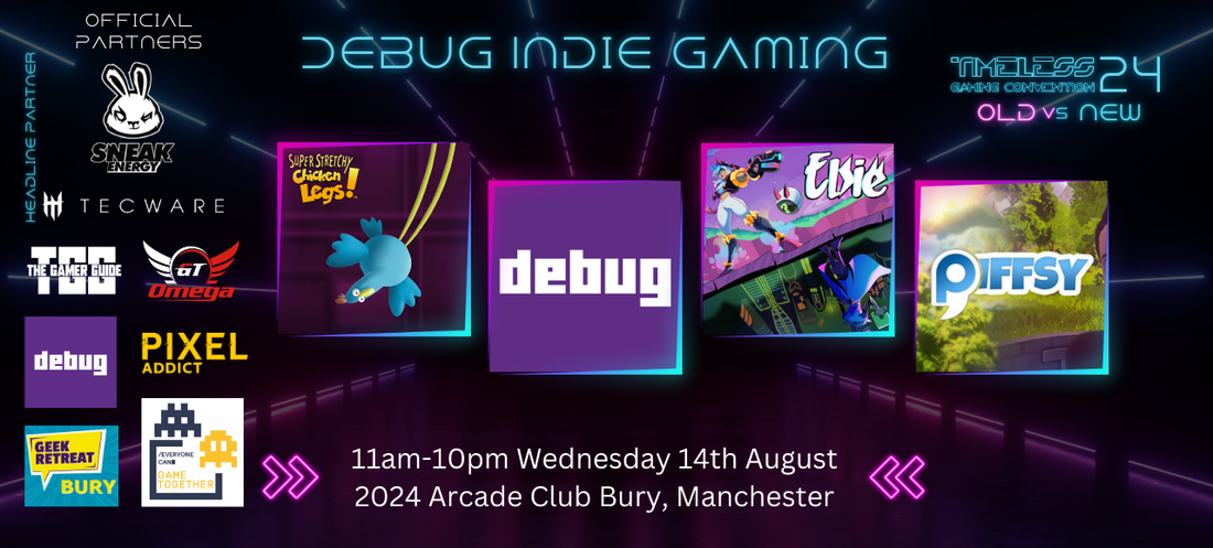 Debug Indie Gaming at Timeless – Timeless Gaming Con