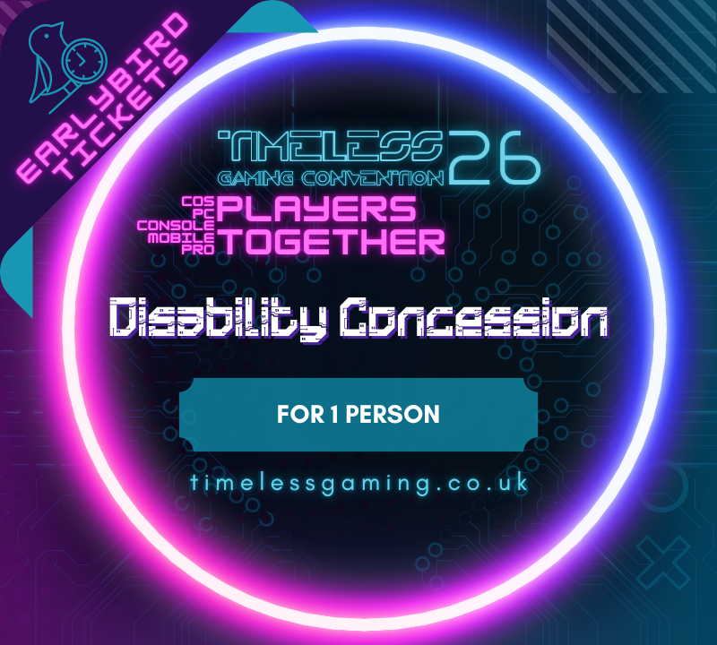 Earlybird Standard Ticket - Disability Concession