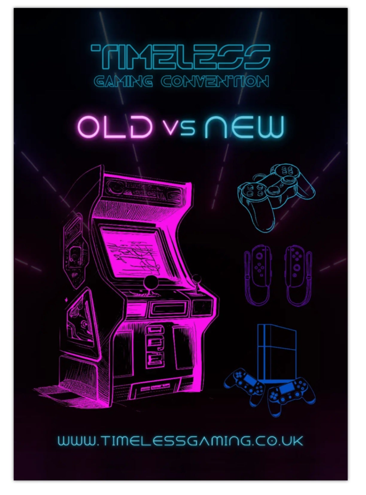 Old vs New Limited Edition A3 Poster